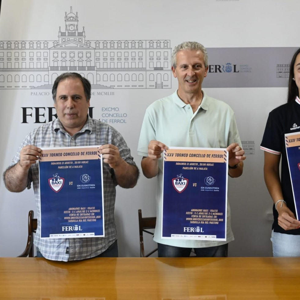 El Baxi Ferrol cita a sus aficionados para el Trofeo Concello de Ferrol