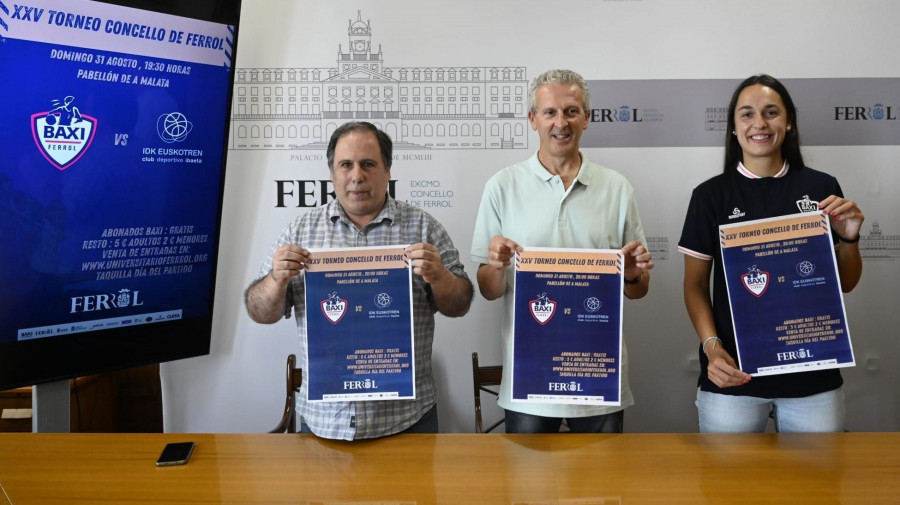 El Baxi Ferrol cita a sus aficionados para el Trofeo Concello de Ferrol