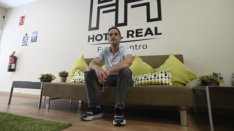 Sergi Casado, del Hotel Real de Ferrol: “No se puede centrar todo en agosto, porque ya estamos ocupados al 100%”