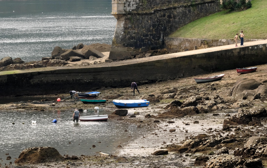 Seis identificados en un operativo contra el furtivismo en la ría de Ferrol