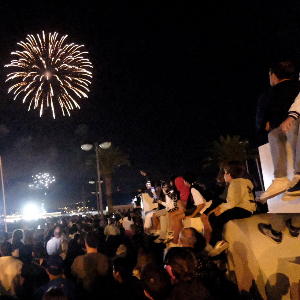 Los fuegos artificiales de Millarengo iluminarán el broche final de las fiestas de Ferrol