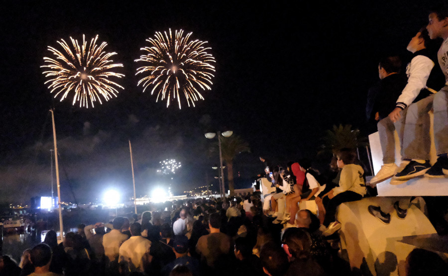 Los fuegos artificiales de Millarengo iluminarán el broche final de las fiestas de Ferrol