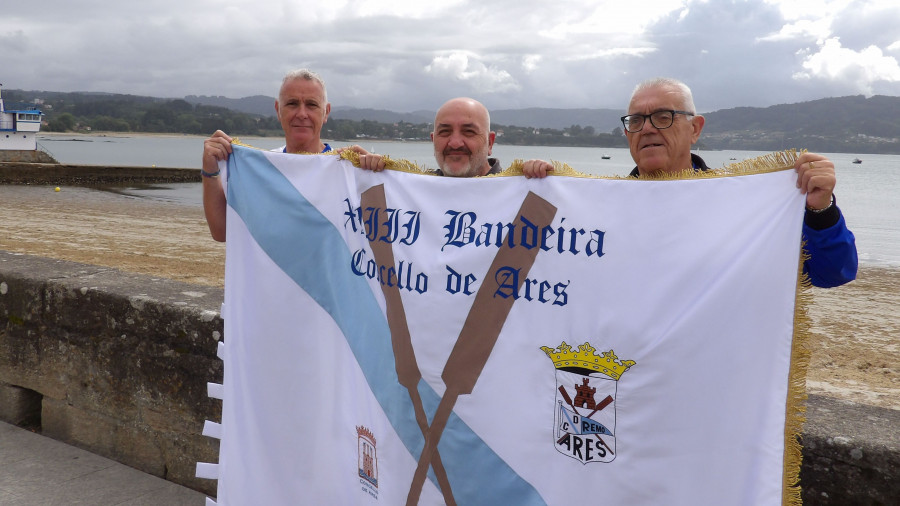Ares se tiñe de azul para recibir a la “Santa Olalla”
