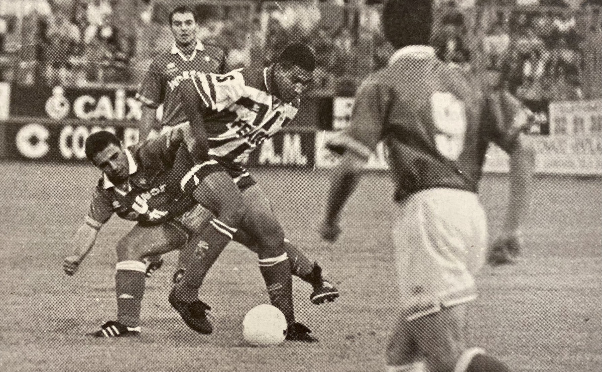 Depor y Racing en el Concepciu00f3n Arenal 1996