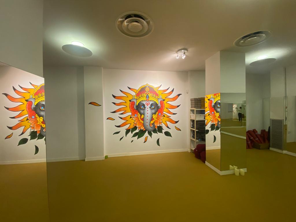 Sala de calor de Bikram Yoga A Coruu00f1a